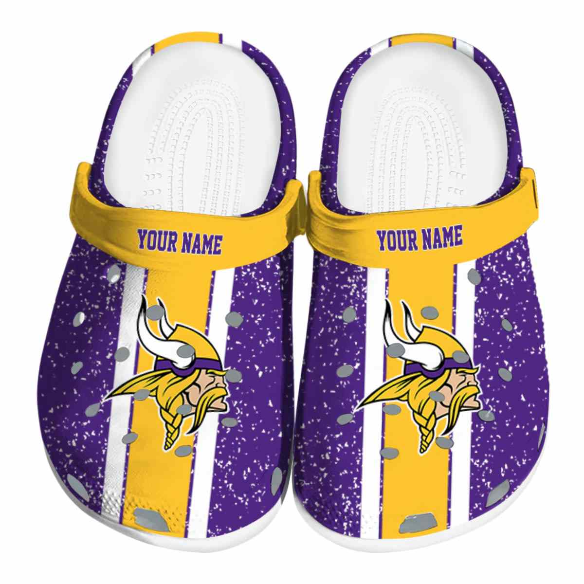 footwearmerch minnesota vikings nfl sport crocs crocband clogs shoes comfortable for men women and kids jkgol