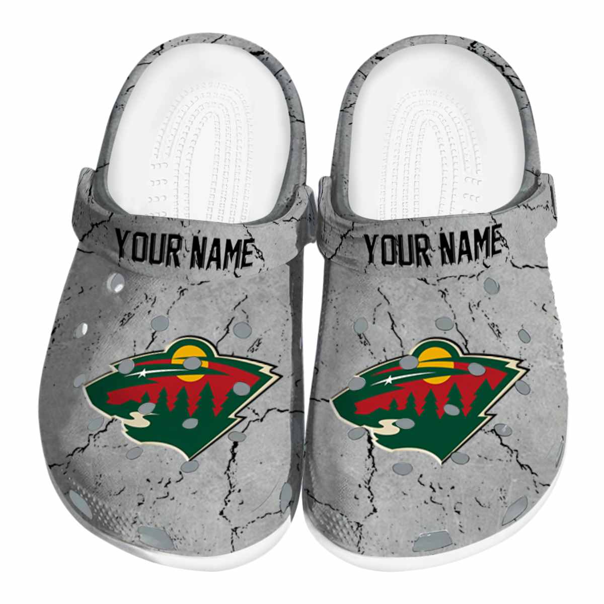 footwearmerch minnesota wild nhl sport crocs crocband clogs shoes comfortable for men women and kids 9prpv