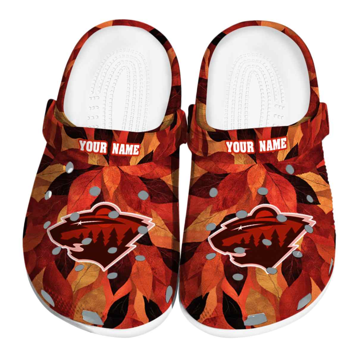 footwearmerch minnesota wild nhl sport crocs crocband clogs shoes comfortable for men women and kids gyr4h