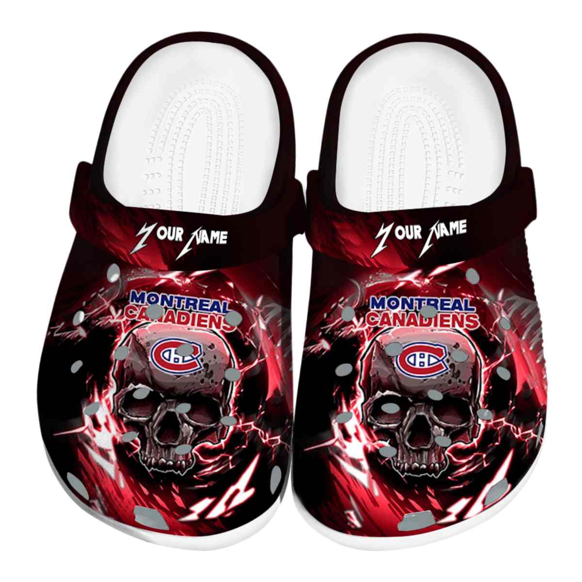 footwearmerch montreal canadiens nhl sport crocs crocband clogs shoes comfortable for men women and kids 4gyhb