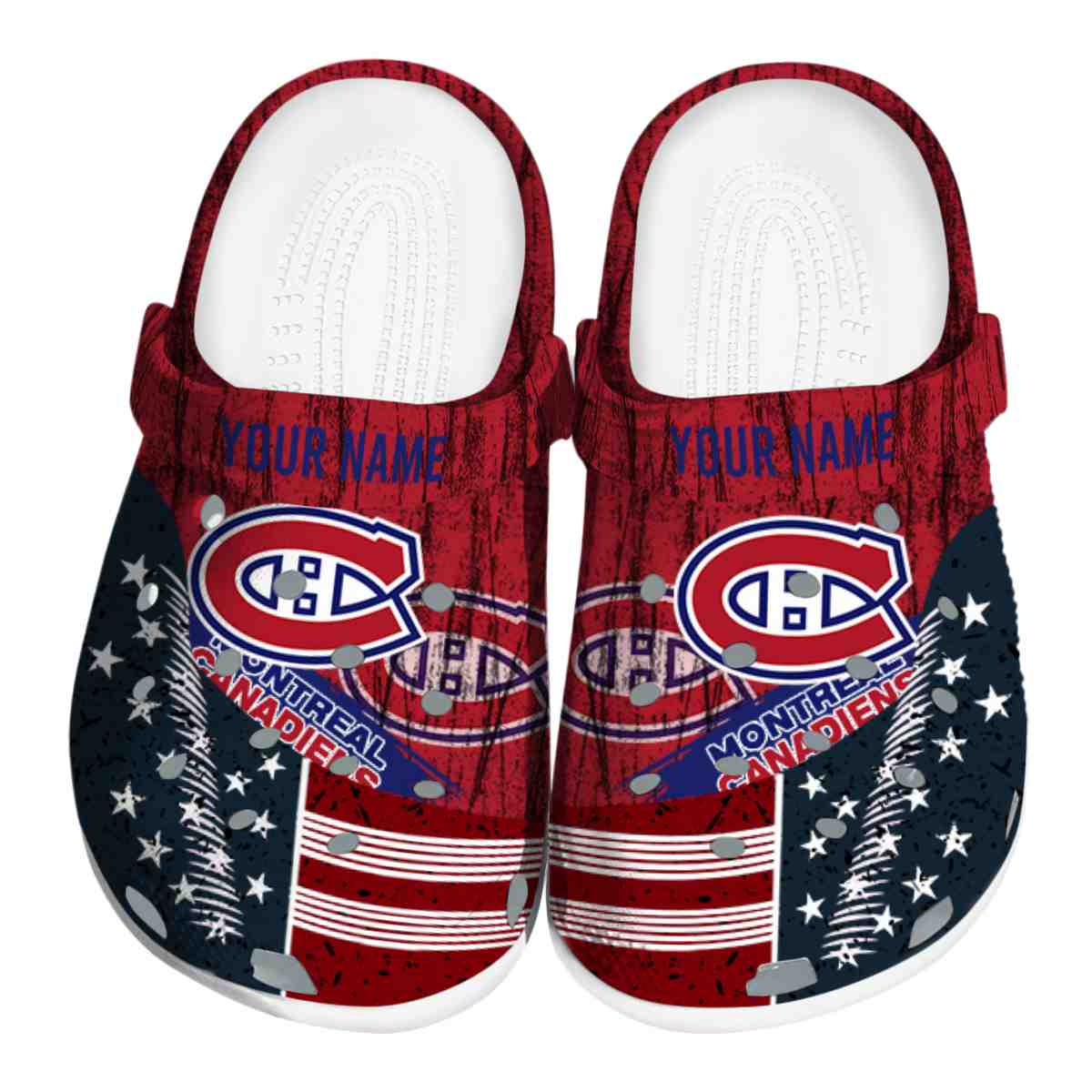 footwearmerch montreal canadiens nhl sport crocs crocband clogs shoes comfortable for men women and kids dcjrl