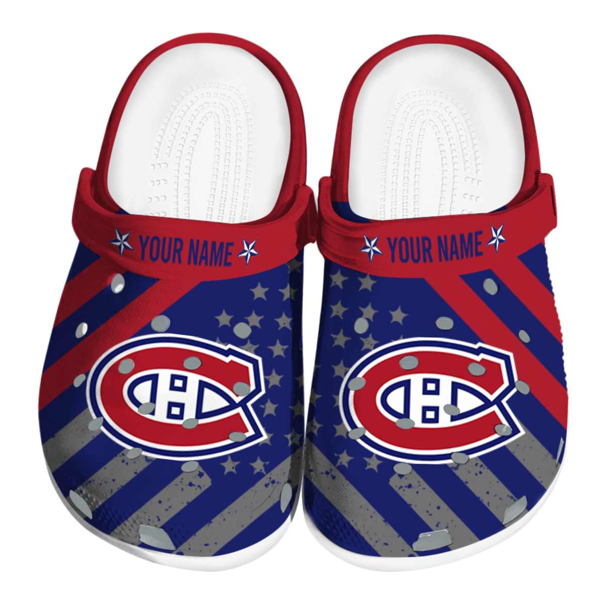 footwearmerch montreal canadiens nhl sport crocs crocband clogs shoes comfortable for men women and kids lhiug