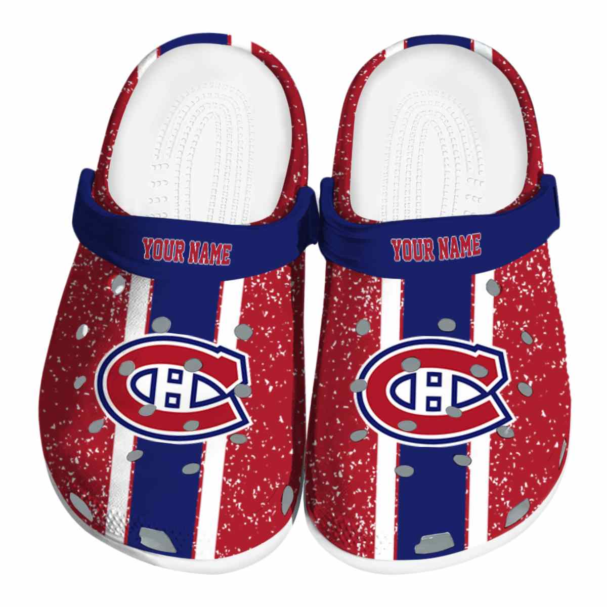 footwearmerch montreal canadiens nhl sport crocs crocband clogs shoes comfortable for men women and kids s266x