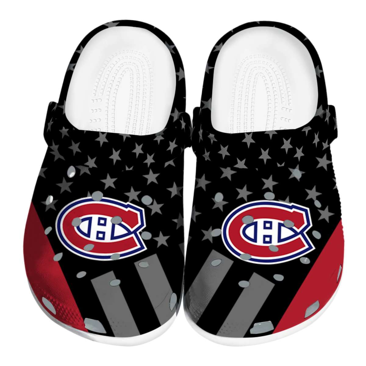 footwearmerch montreal canadiens nhl sport crocs crocband clogs shoes comfortable for men women and kids wltty