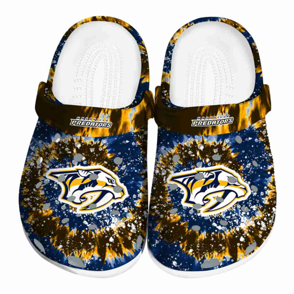 footwearmerch nashville predators nhl sport crocs crocband clogs shoes comfortable for men women and kids jnbr0