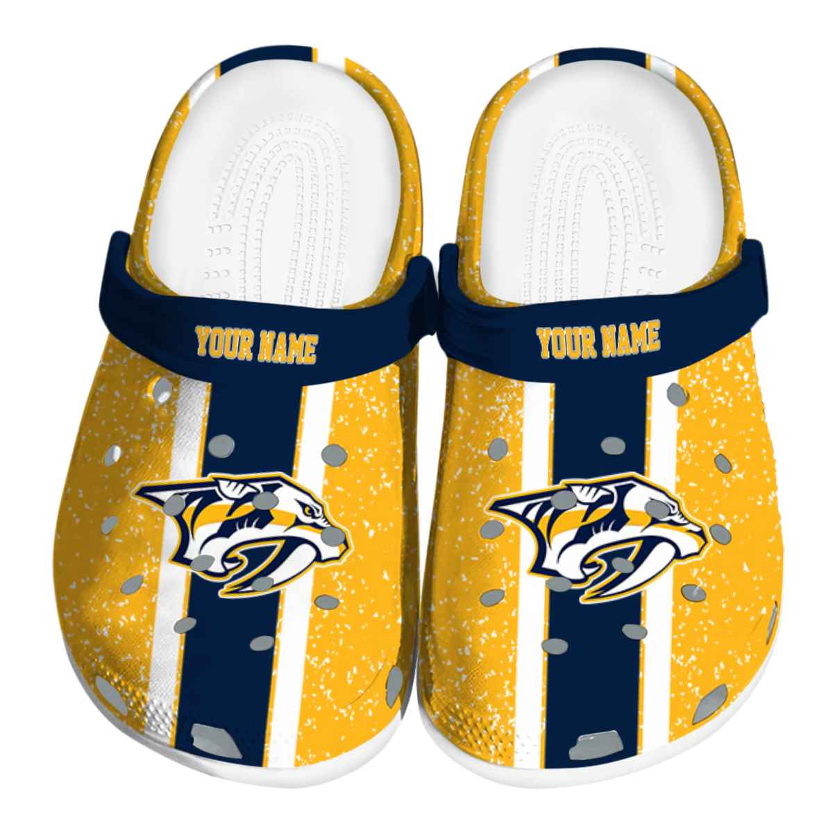footwearmerch nashville predators nhl sport crocs crocband clogs shoes comfortable for men women and kids x9muk