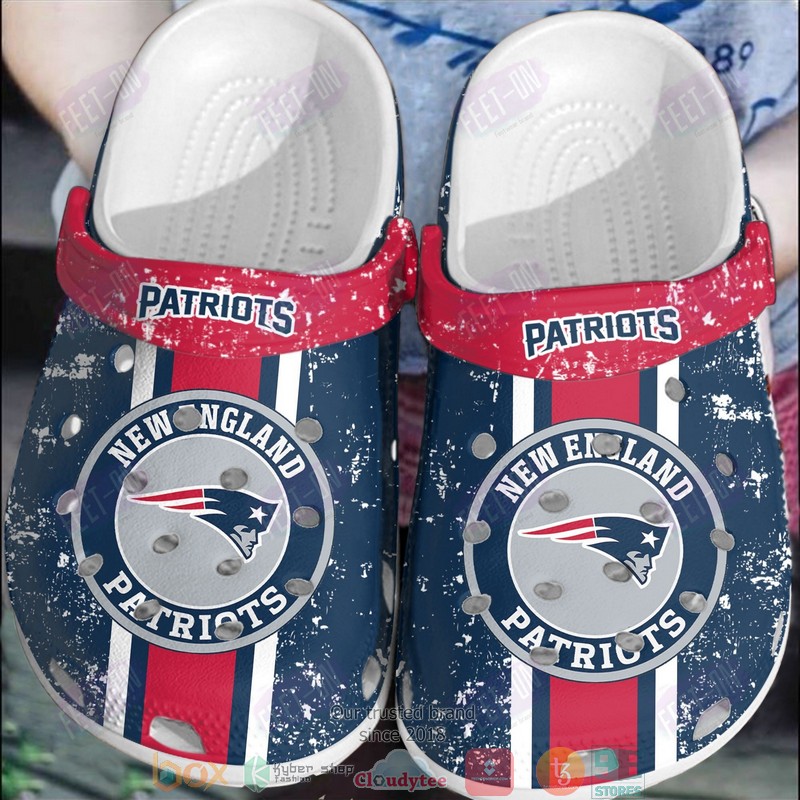 footwearmerch new england patriots nfl sport crocs crocband clogs shoes comfortable for men women and kids 1pwrp
