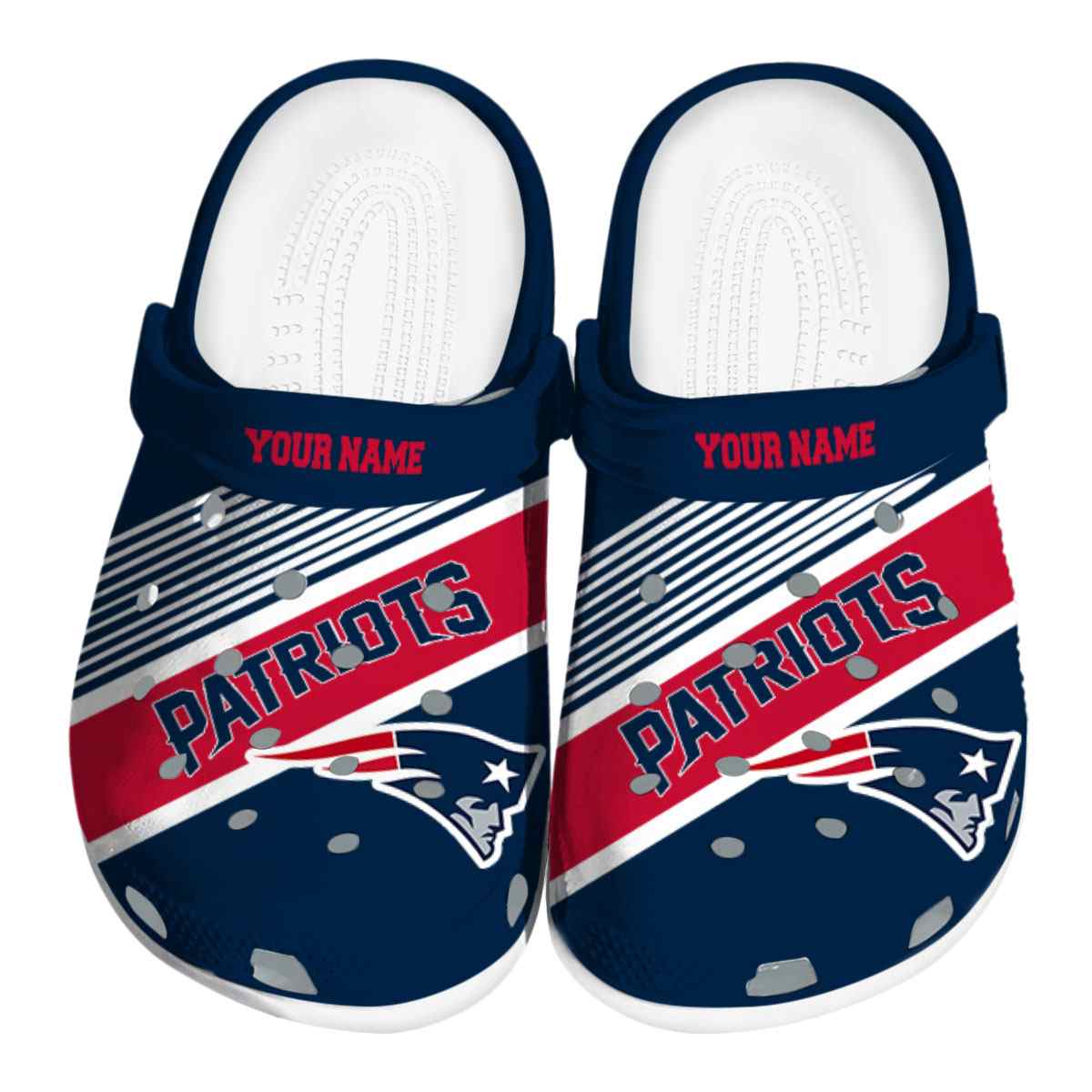 footwearmerch new england patriots nfl sport crocs crocband clogs shoes comfortable for men women and kids 2w1vx