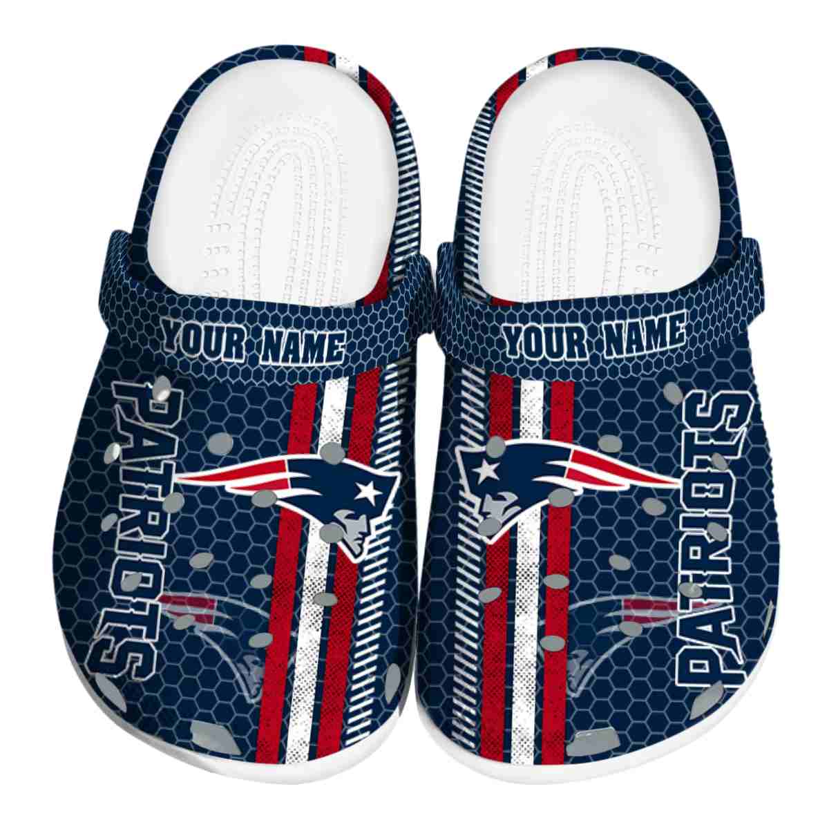 footwearmerch new england patriots nfl sport crocs crocband clogs shoes comfortable for men women and kids 5zuow