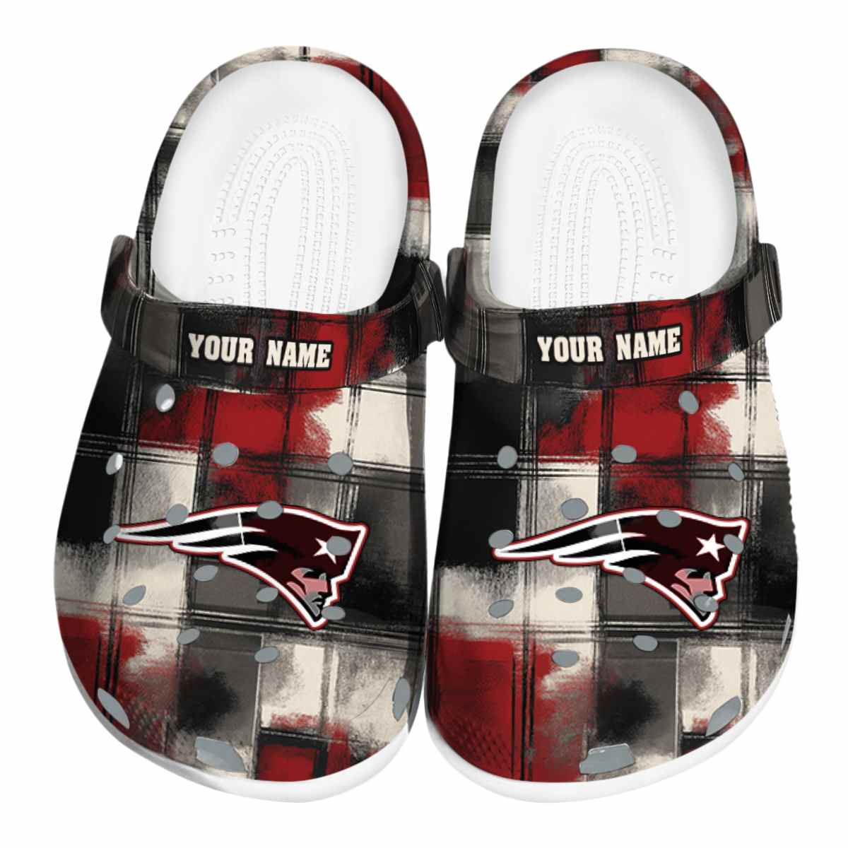 footwearmerch new england patriots nfl sport crocs crocband clogs shoes comfortable for men women and kids c1iax