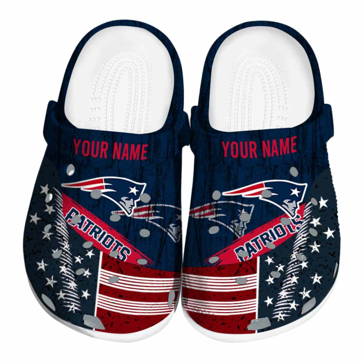 footwearmerch new england patriots nfl sport crocs crocband clogs shoes comfortable for men women and kids cqyhs