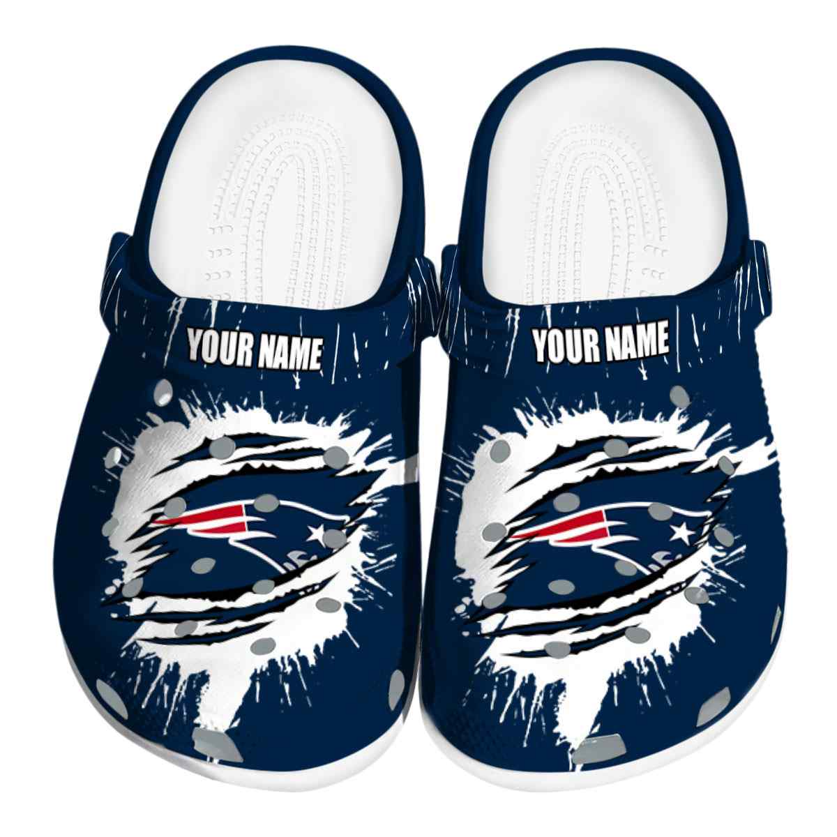 footwearmerch new england patriots nfl sport crocs crocband clogs shoes comfortable for men women and kids cweye