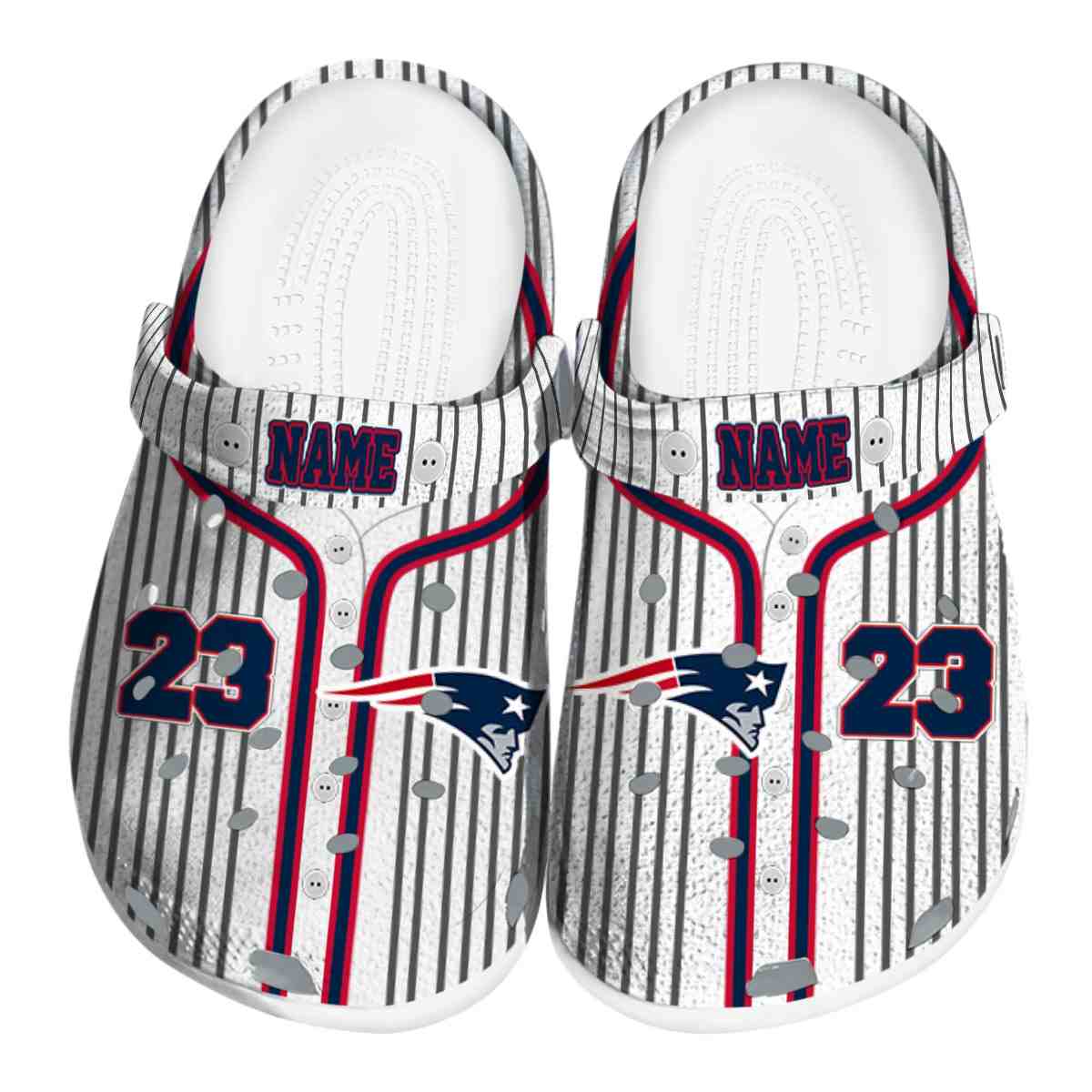 footwearmerch new england patriots nfl sport crocs crocband clogs shoes comfortable for men women and kids ieb71