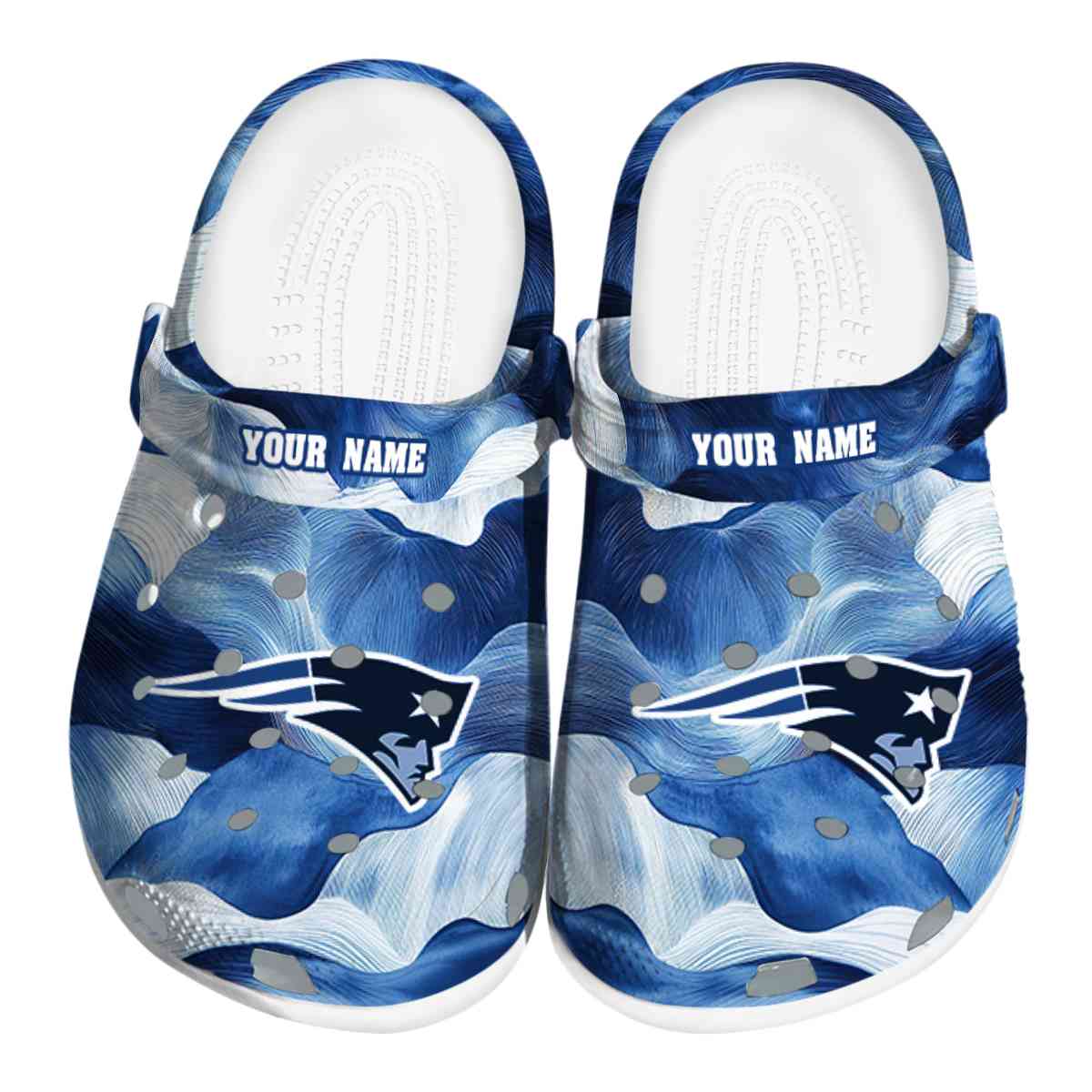 footwearmerch new england patriots nfl sport crocs crocband clogs shoes comfortable for men women and kids lfqwm