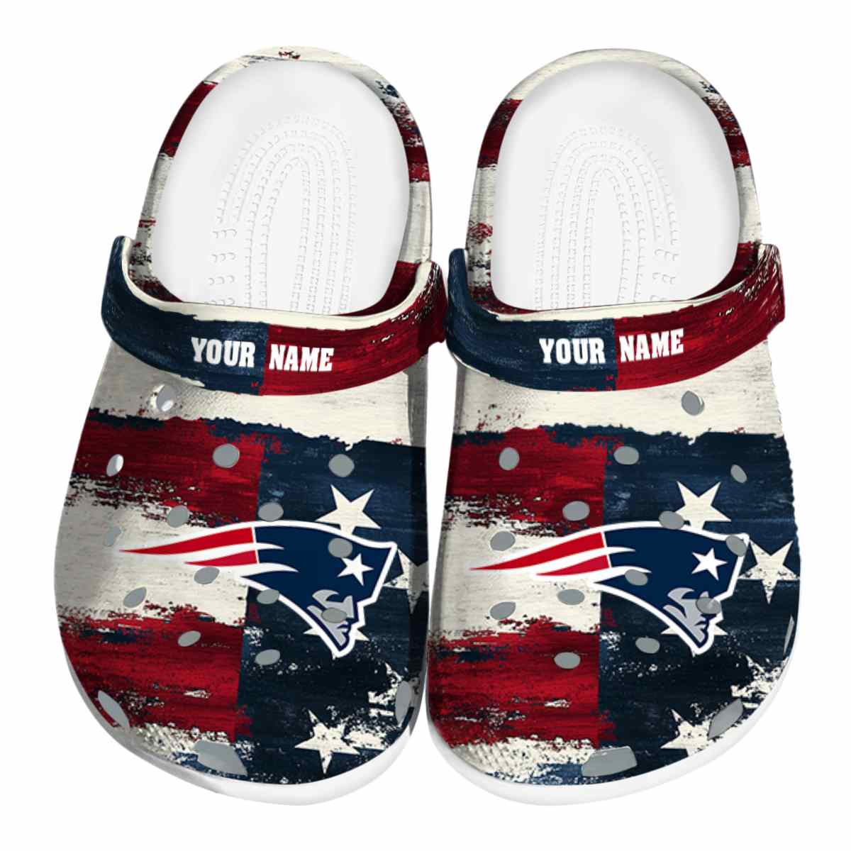 footwearmerch new england patriots nfl sport crocs crocband clogs shoes comfortable for men women and kids rvwoc
