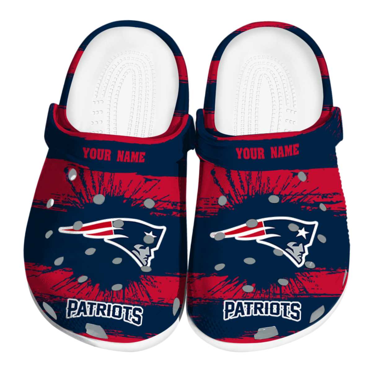 footwearmerch new england patriots nfl sport crocs crocband clogs shoes comfortable for men women and kids ttvkb