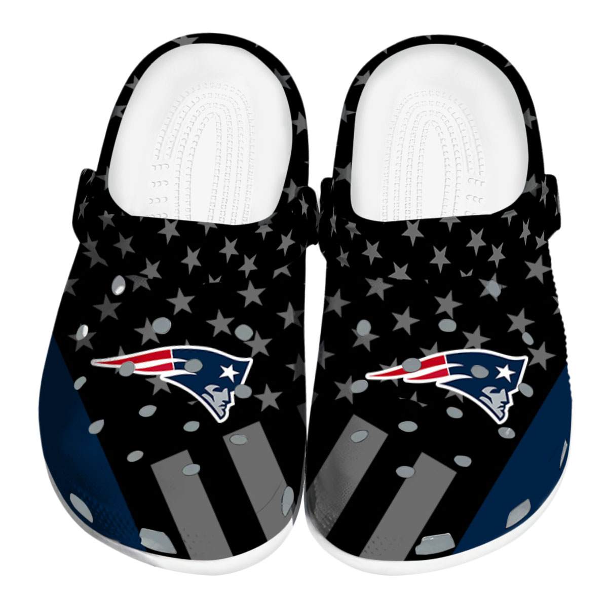 footwearmerch new england patriots nfl sport crocs crocband clogs shoes comfortable for men women and kids zmlli