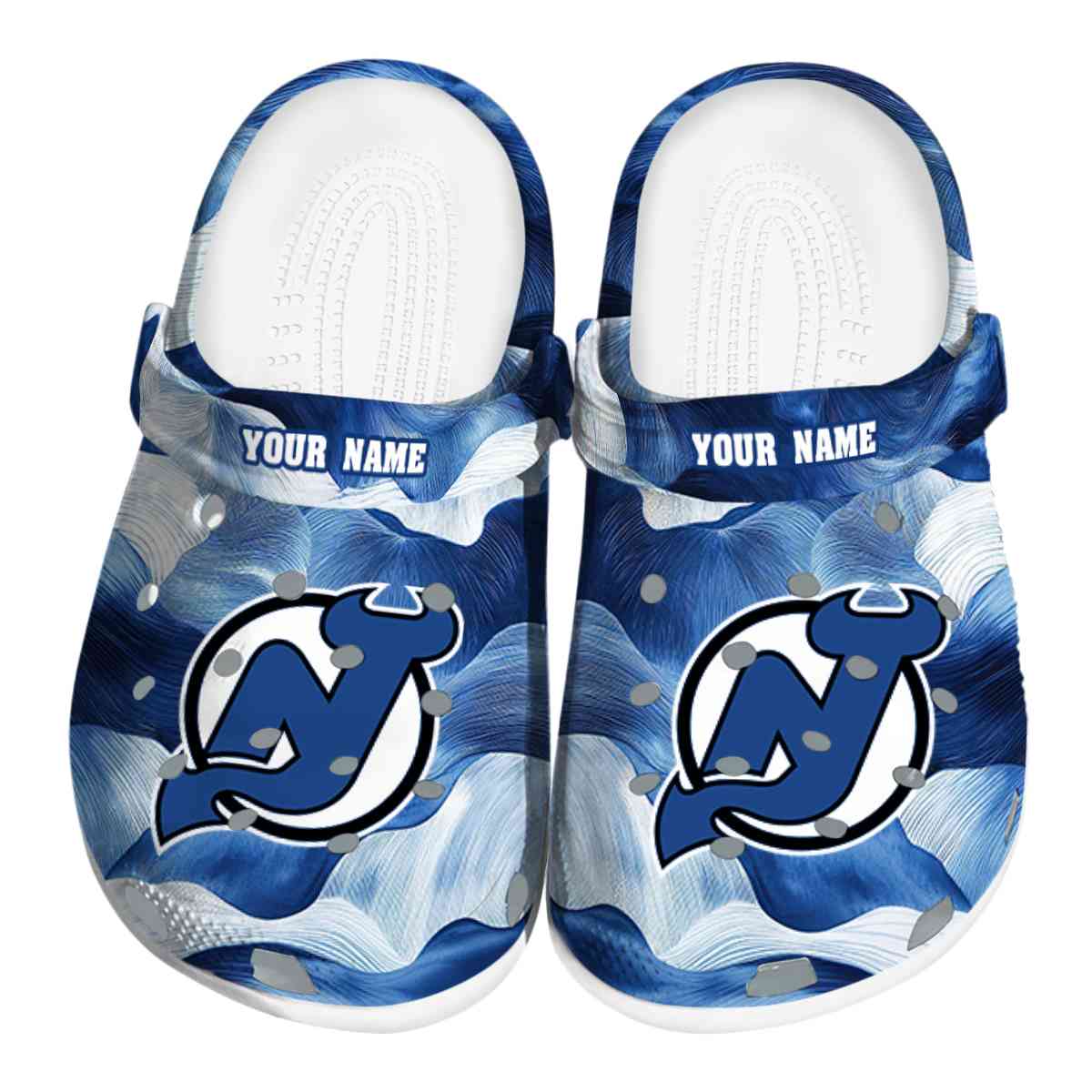 footwearmerch new jersey devils nhl sport crocs crocband clogs shoes comfortable for men women and kids pxqxz