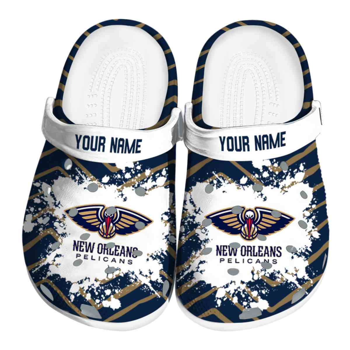 footwearmerch new orleans pelicans nba sport crocs crocband clogs shoes comfortable for men women and kids bckdc