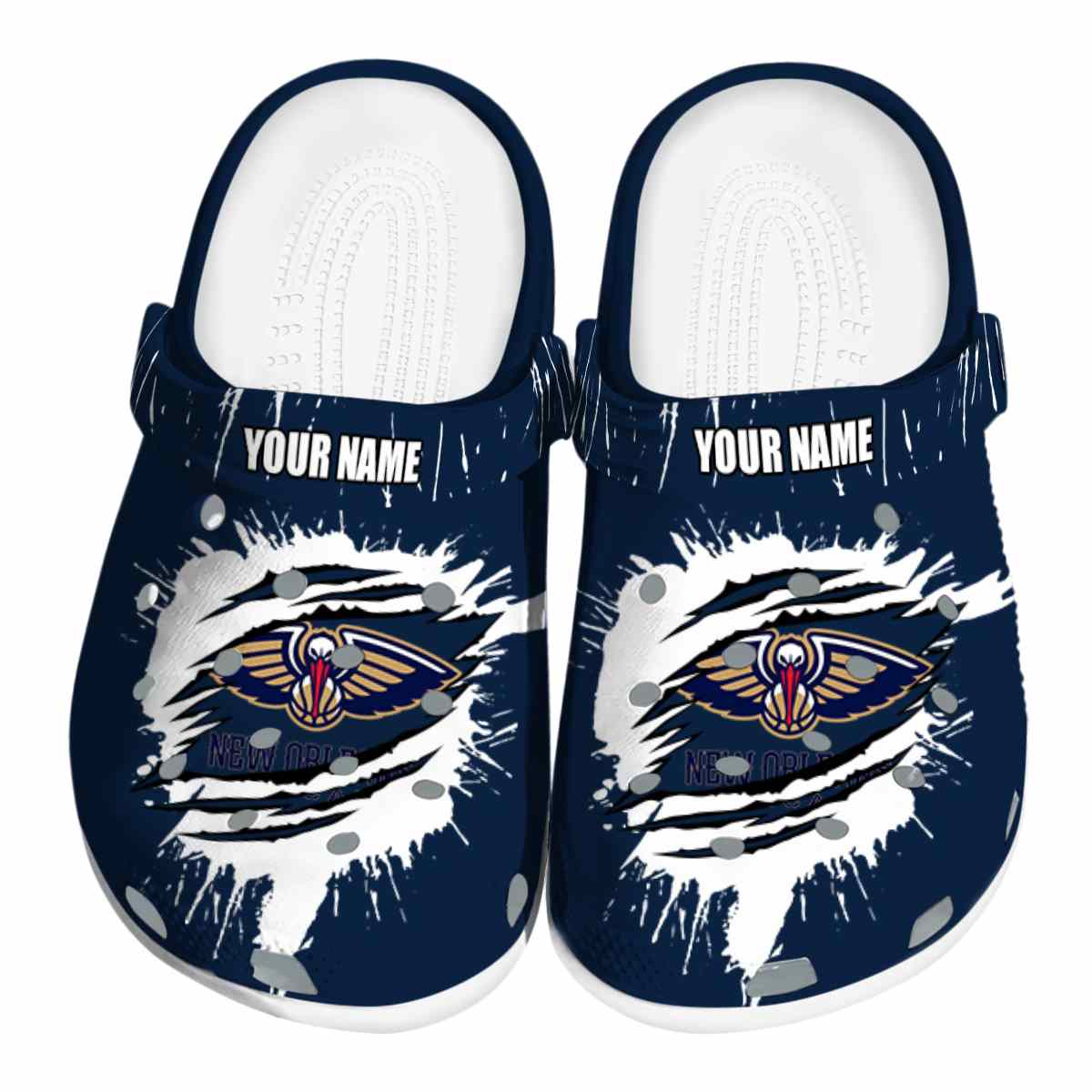 footwearmerch new orleans pelicans nba sport crocs crocband clogs shoes comfortable for men women and kids bq86c