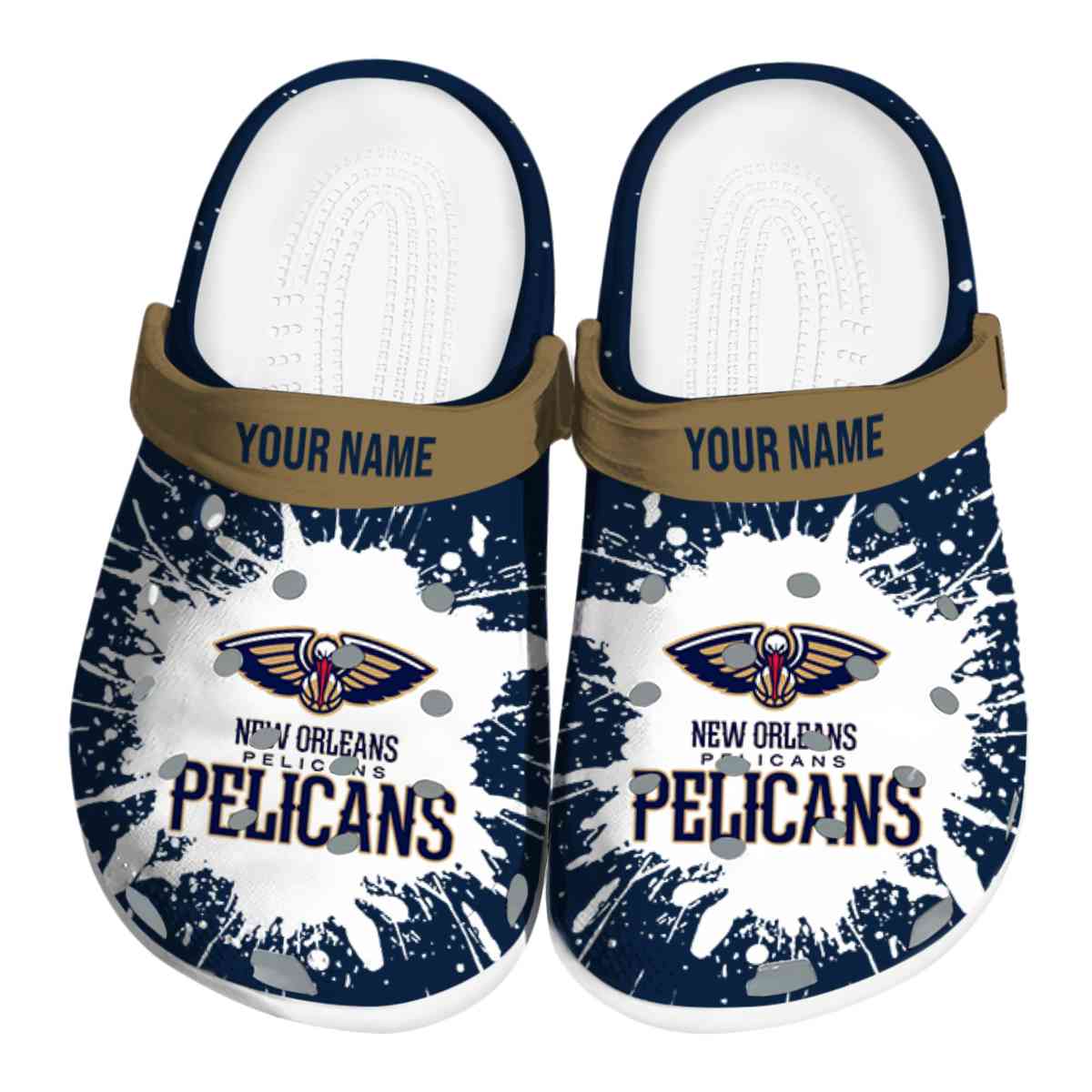 footwearmerch new orleans pelicans nba sport crocs crocband clogs shoes comfortable for men women and kids hdx7a