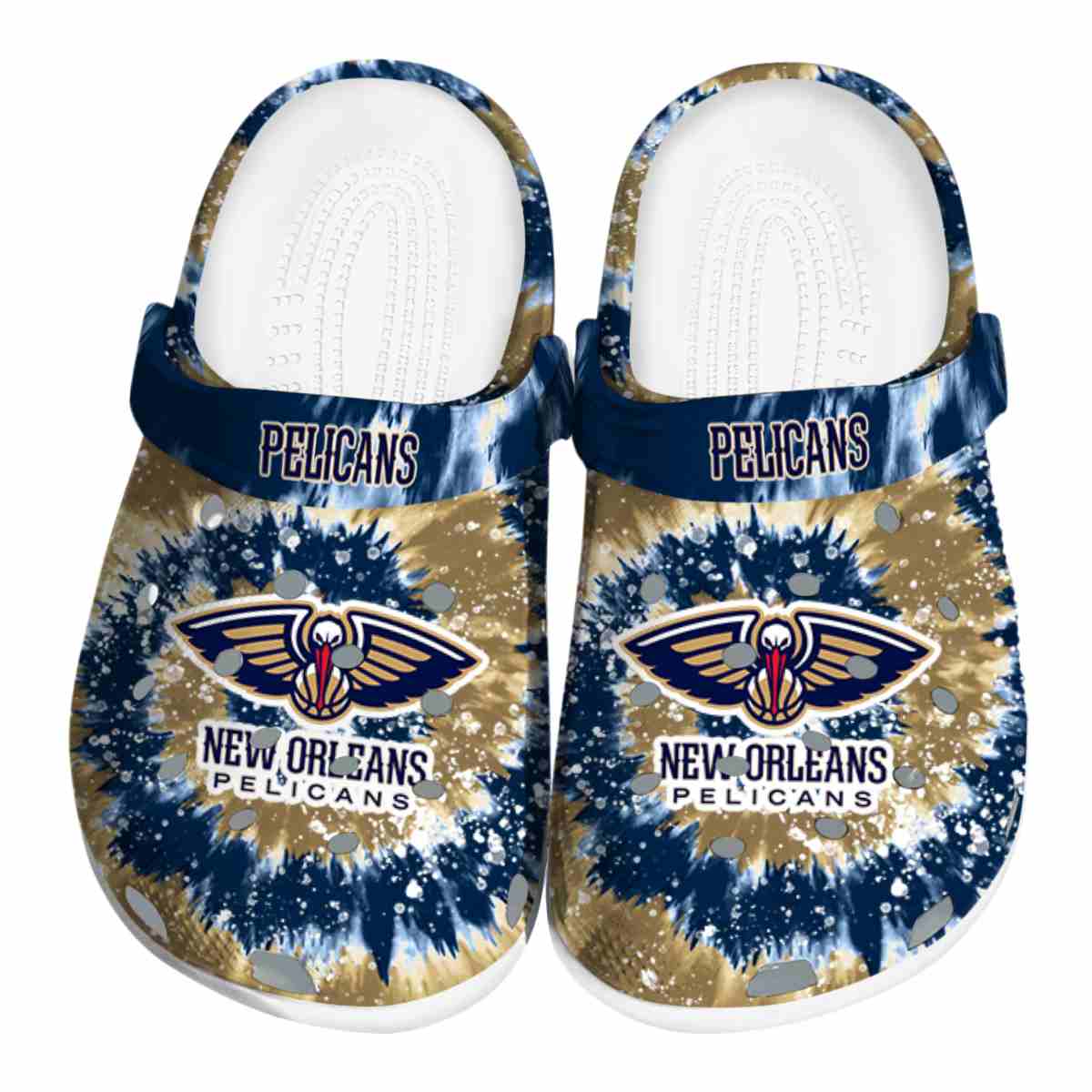 footwearmerch new orleans pelicans nba sport crocs crocband clogs shoes comfortable for men women and kids igir3