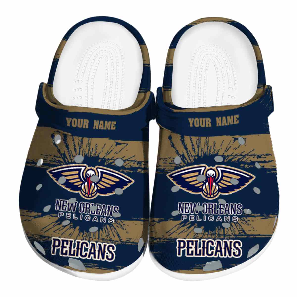 footwearmerch new orleans pelicans nba sport crocs crocband clogs shoes comfortable for men women and kids m3oup
