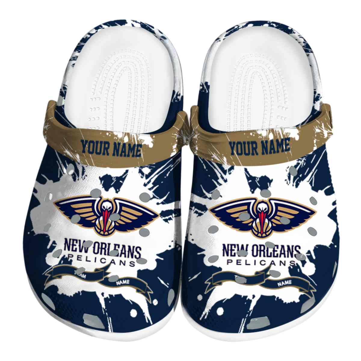 footwearmerch new orleans pelicans nba sport crocs crocband clogs shoes comfortable for men women and kids sw5zo
