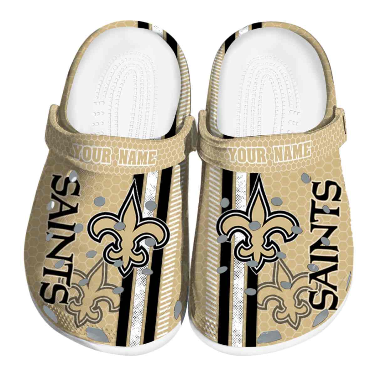 footwearmerch new orleans saints nfl sport crocs crocband clogs shoes comfortable for men women and kids 41ibd