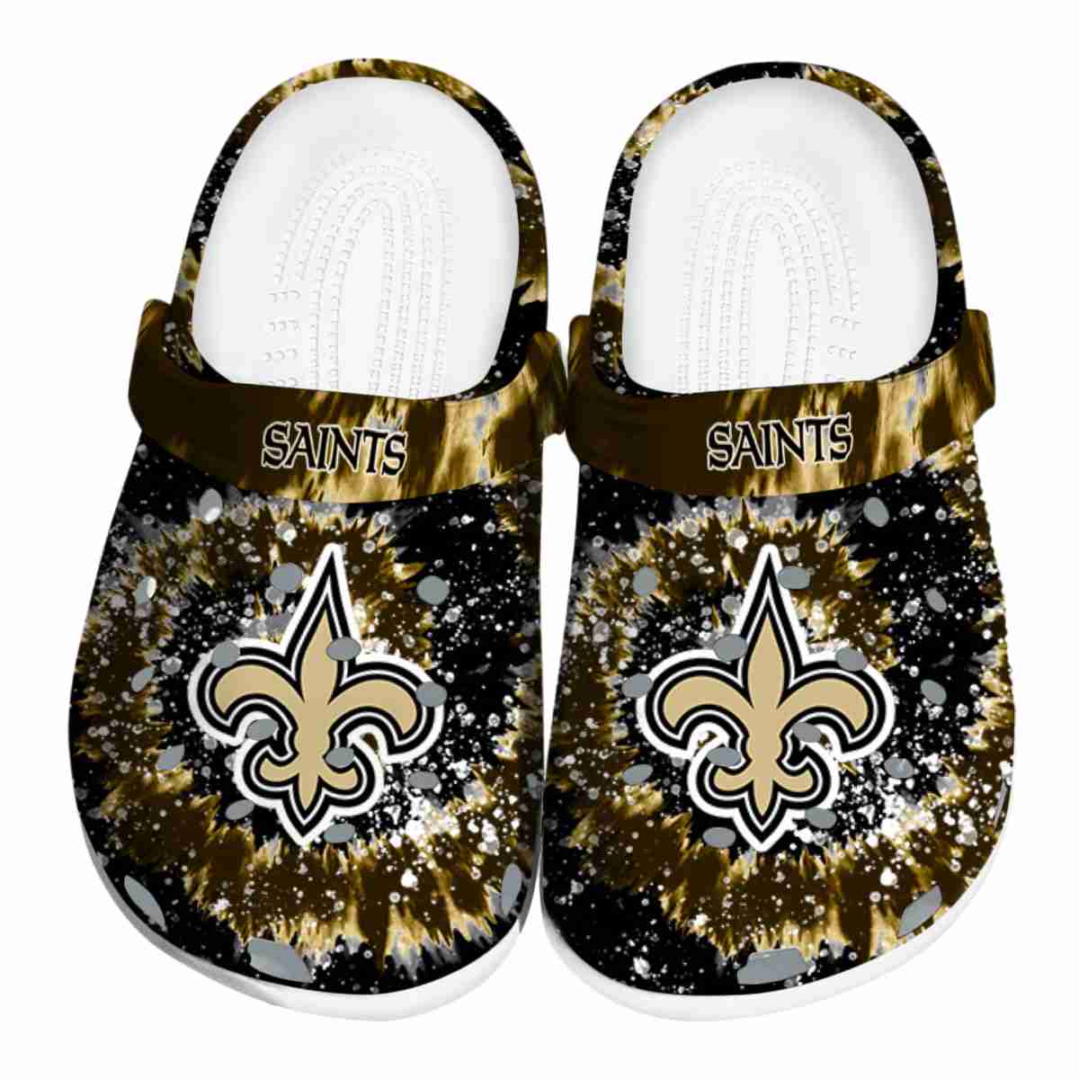 footwearmerch new orleans saints nfl sport crocs crocband clogs shoes comfortable for men women and kids 5gewk