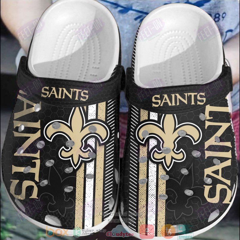footwearmerch new orleans saints nfl sport crocs crocband clogs shoes comfortable for men women and kids d2ike