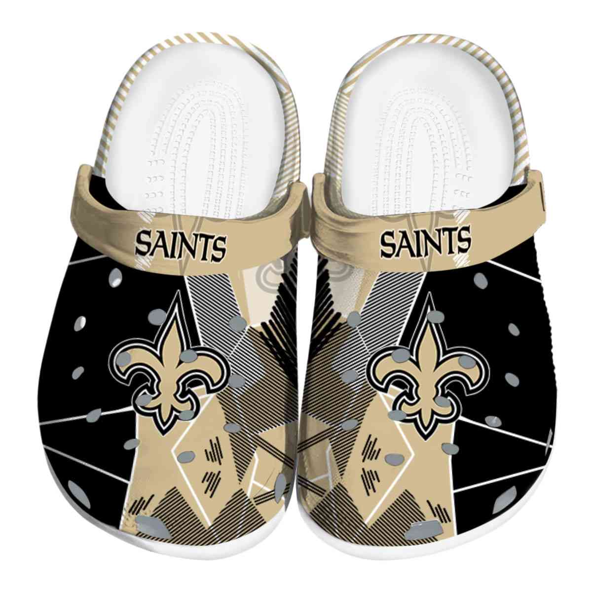 footwearmerch new orleans saints nfl sport crocs crocband clogs shoes comfortable for men women and kids ijtjh