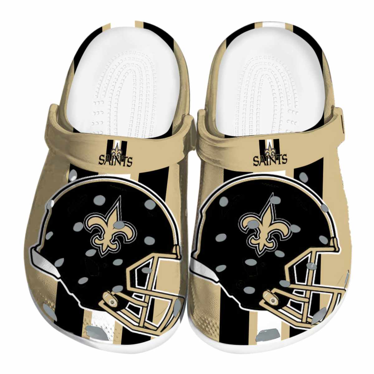 footwearmerch new orleans saints nfl sport crocs crocband clogs shoes comfortable for men women and kids iw0th