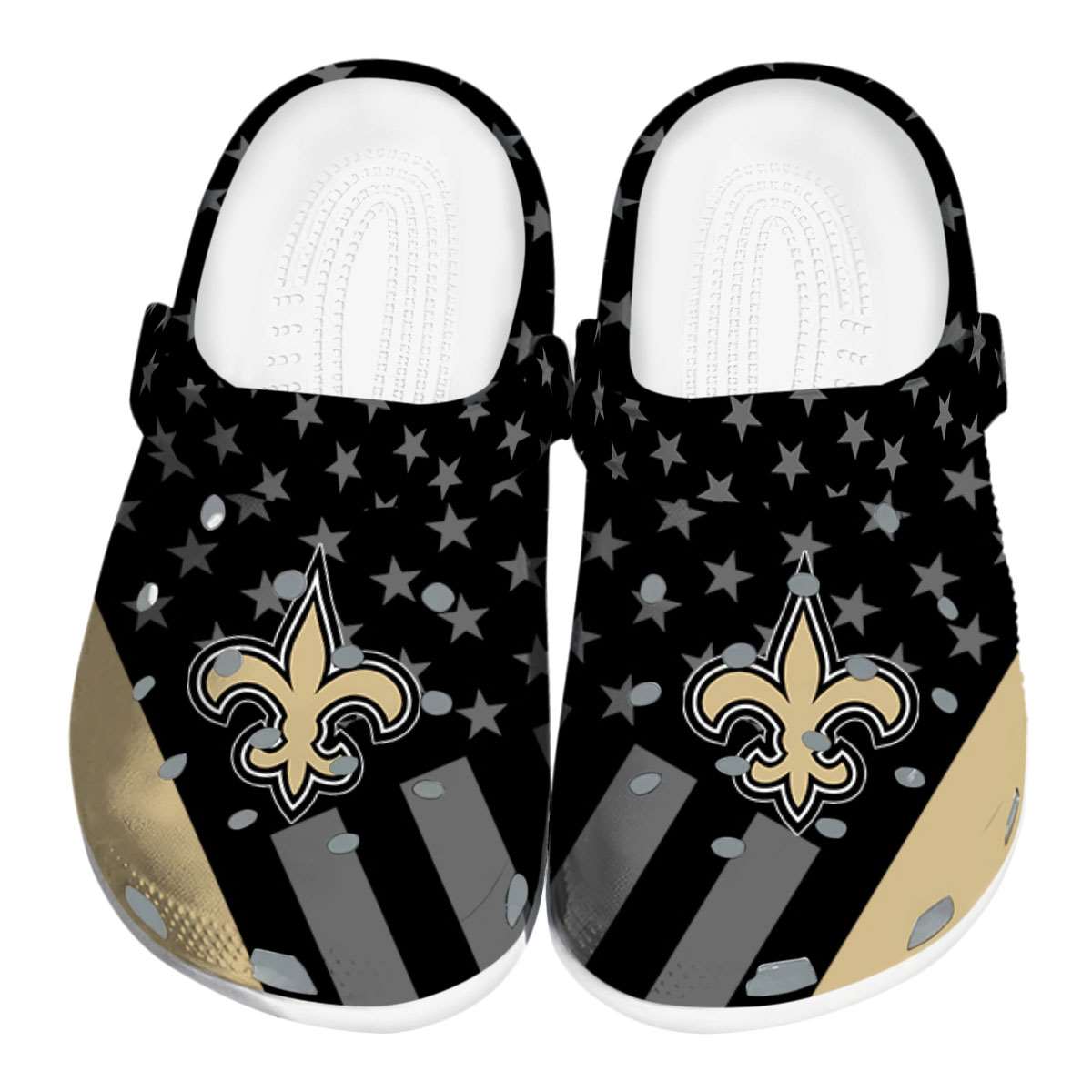 footwearmerch new orleans saints nfl sport crocs crocband clogs shoes comfortable for men women and kids jsvwc