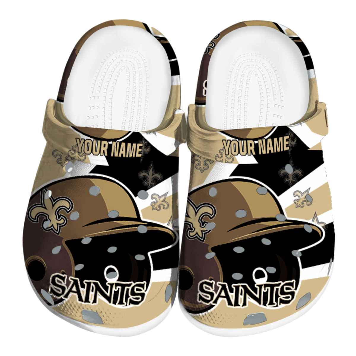 footwearmerch new orleans saints nfl sport crocs crocband clogs shoes comfortable for men women and kids m2bwi