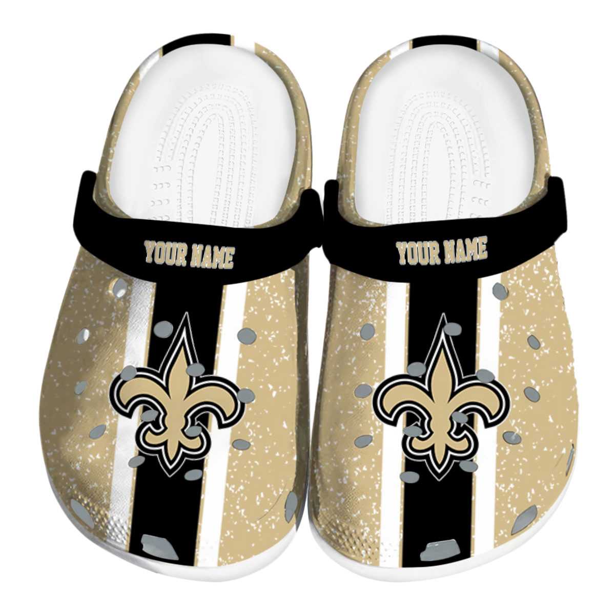 footwearmerch new orleans saints nfl sport crocs crocband clogs shoes comfortable for men women and kids nl81n