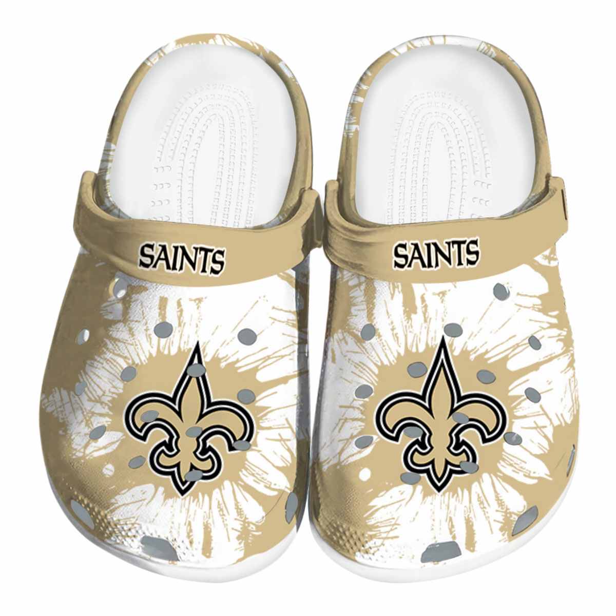 footwearmerch new orleans saints nfl sport crocs crocband clogs shoes comfortable for men women and kids odu5i