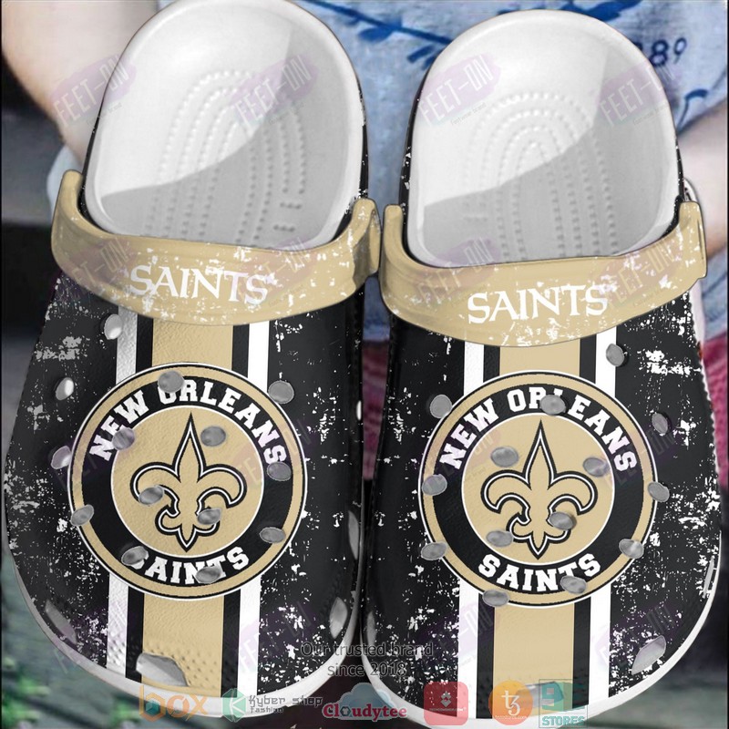 footwearmerch new orleans saints nfl sport crocs crocband clogs shoes comfortable for men women and kids os6a2