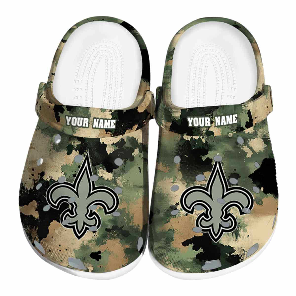 footwearmerch new orleans saints nfl sport crocs crocband clogs shoes comfortable for men women and kids whtya