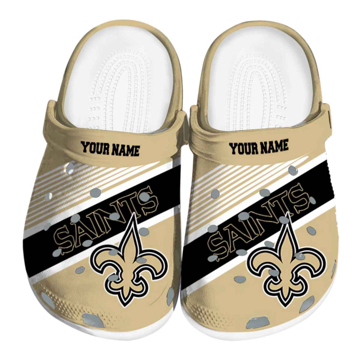 footwearmerch new orleans saints nfl sport crocs crocband clogs shoes comfortable for men women and kids wswix