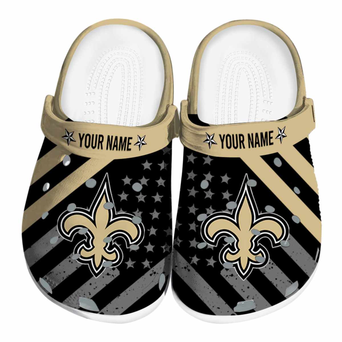 footwearmerch new orleans saints nfl sport crocs crocband clogs shoes comfortable for men women and kids yusup