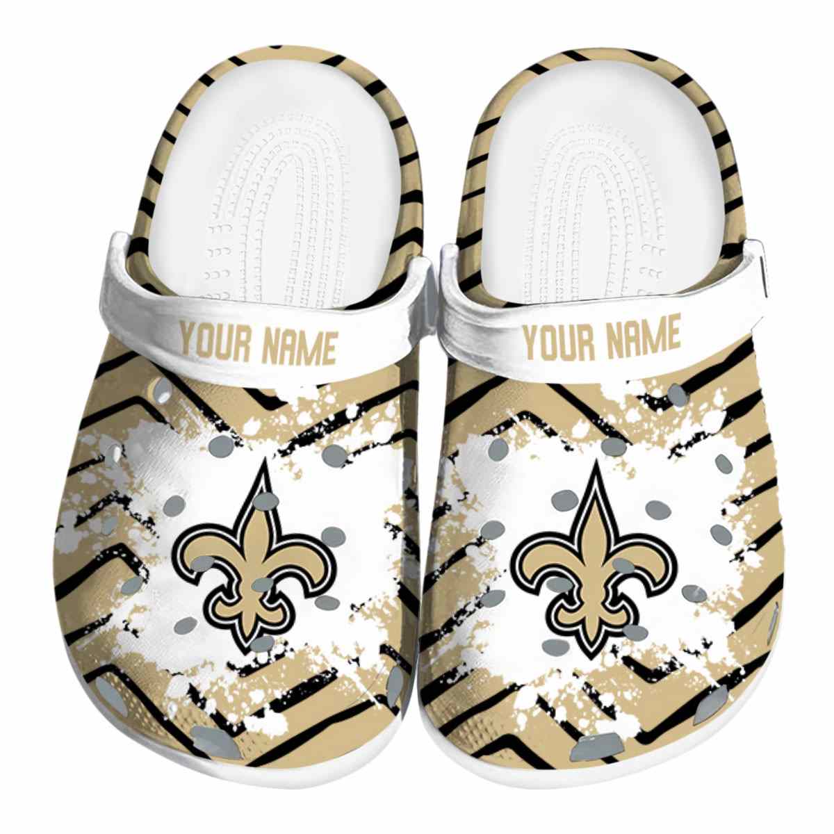 footwearmerch new orleans saints nfl sport crocs crocband clogs shoes comfortable for men women and kids zzxjd