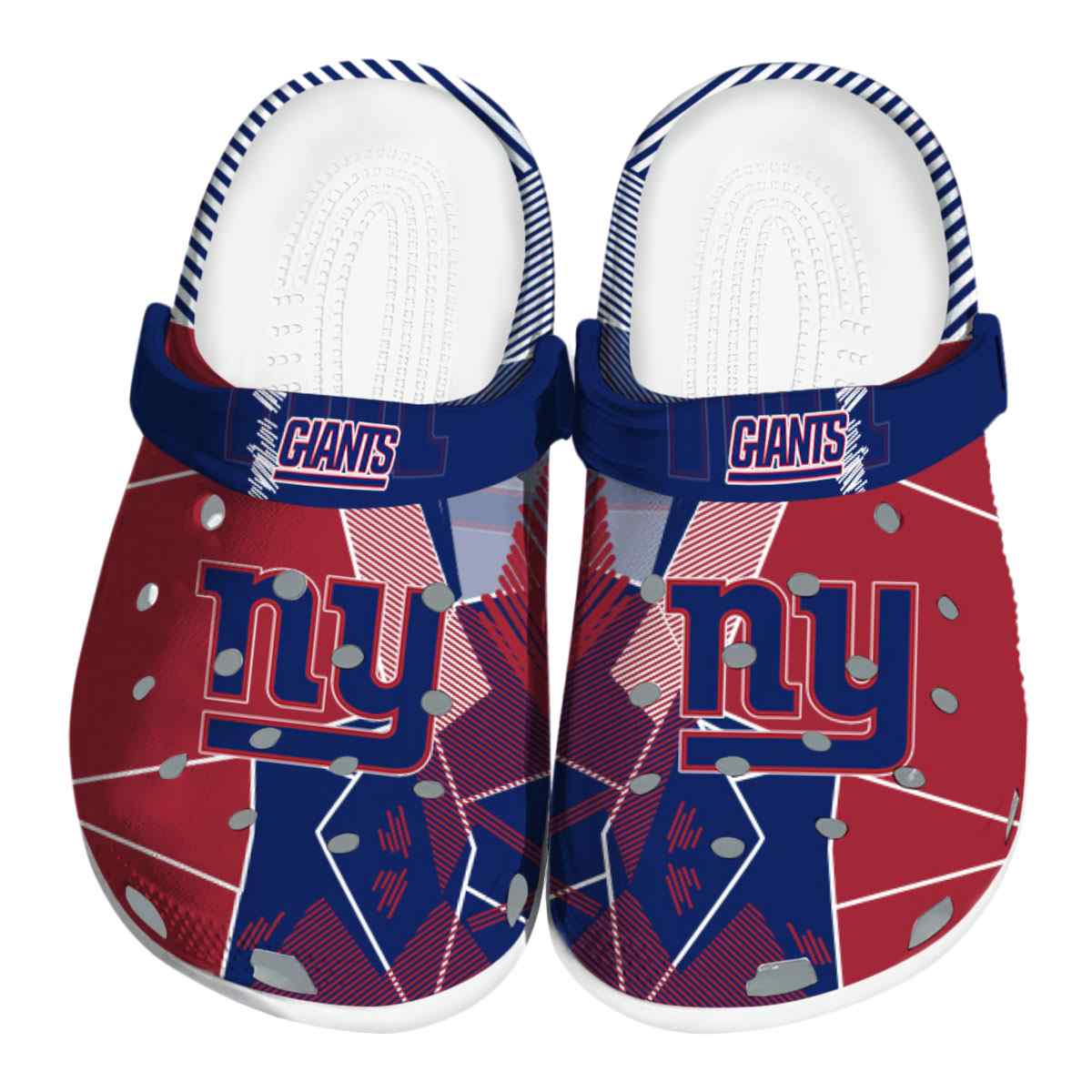 footwearmerch new york giants nfl sport crocs crocband clogs shoes comfortable for men women and kids 3nlwc