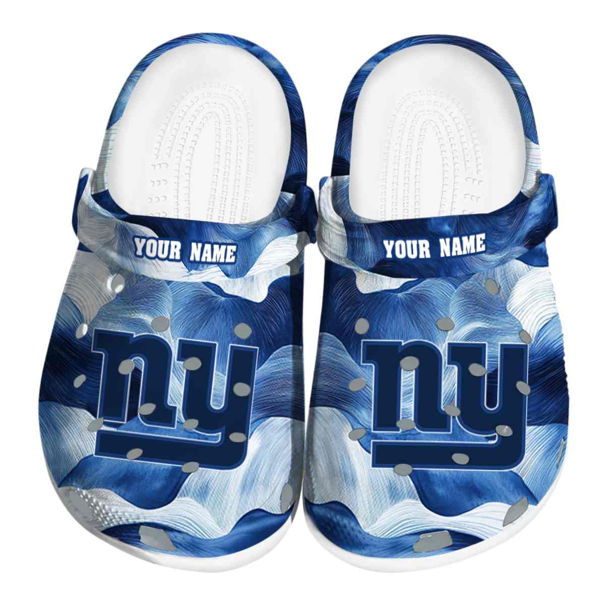 footwearmerch new york giants nfl sport crocs crocband clogs shoes comfortable for men women and kids 64ars