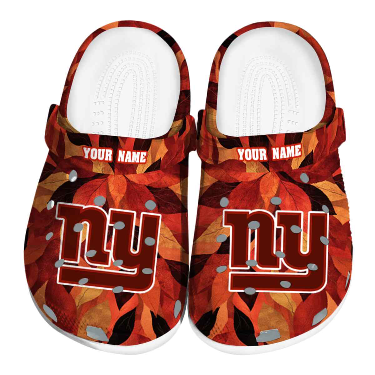 footwearmerch new york giants nfl sport crocs crocband clogs shoes comfortable for men women and kids 83e7f