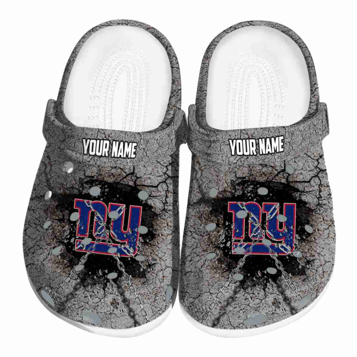footwearmerch new york giants nfl sport crocs crocband clogs shoes comfortable for men women and kids aipw7