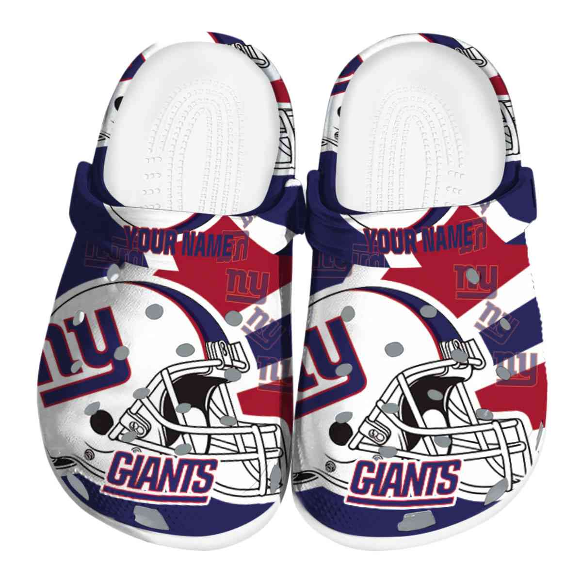 footwearmerch new york giants nfl sport crocs crocband clogs shoes comfortable for men women and kids askmi