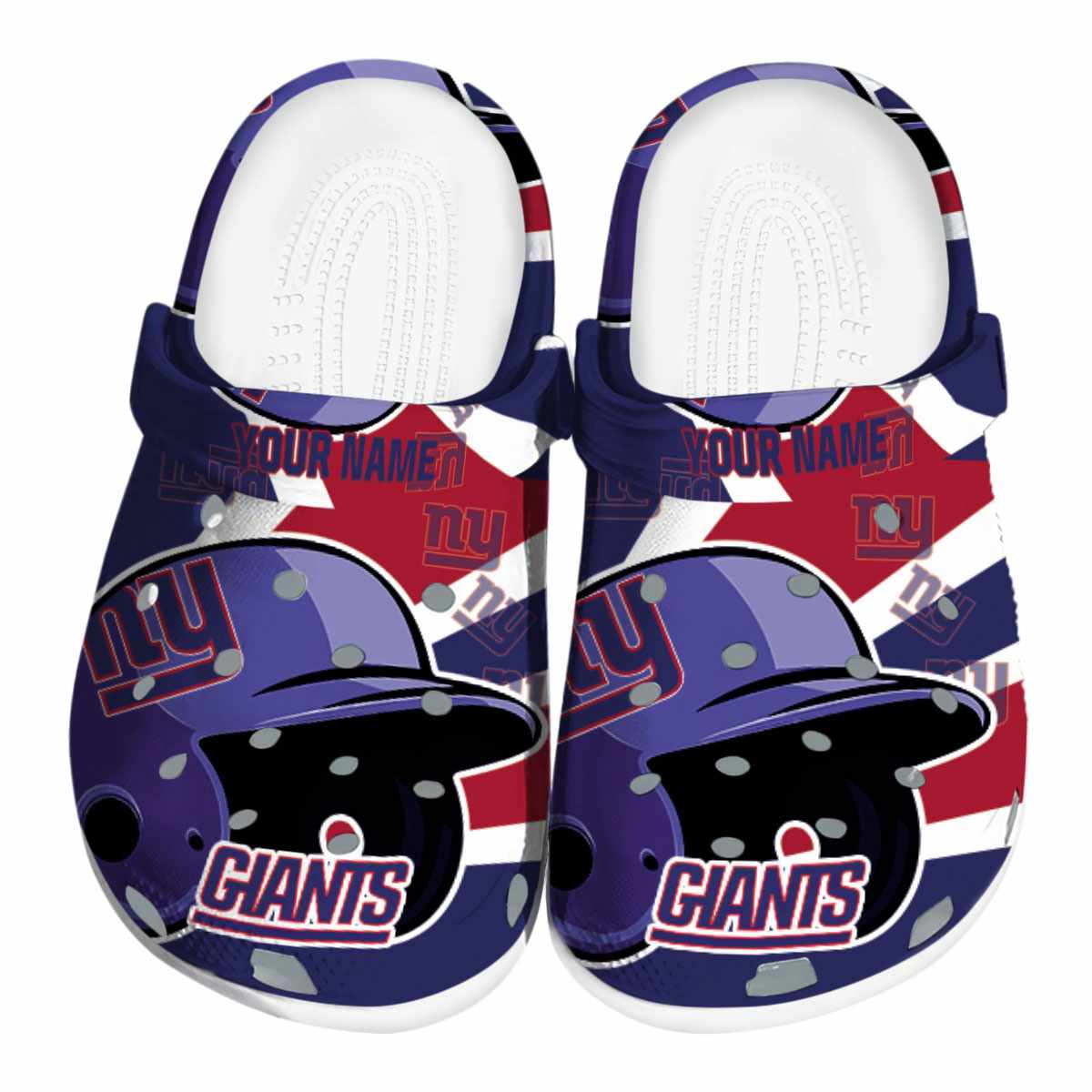 footwearmerch new york giants nfl sport crocs crocband clogs shoes comfortable for men women and kids nmx9y