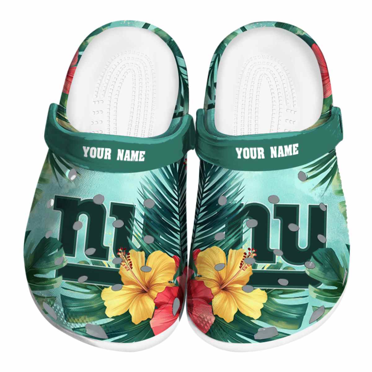 footwearmerch new york giants nfl sport crocs crocband clogs shoes comfortable for men women and kids v4hnl