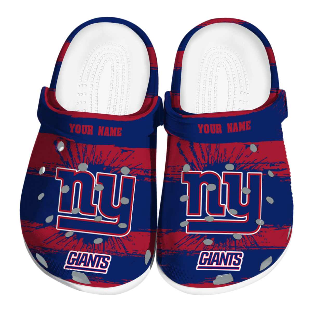 footwearmerch new york giants nfl sport crocs crocband clogs shoes comfortable for men women and kids wsbek